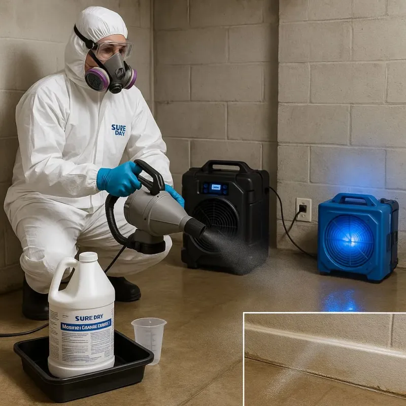 Sanitization and Odor Removal process in Sunnyvale, TX