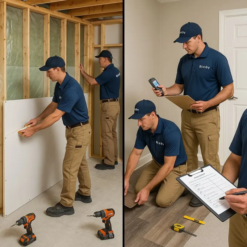 Repairs and Reconstruction process in Sunnyvale, TX