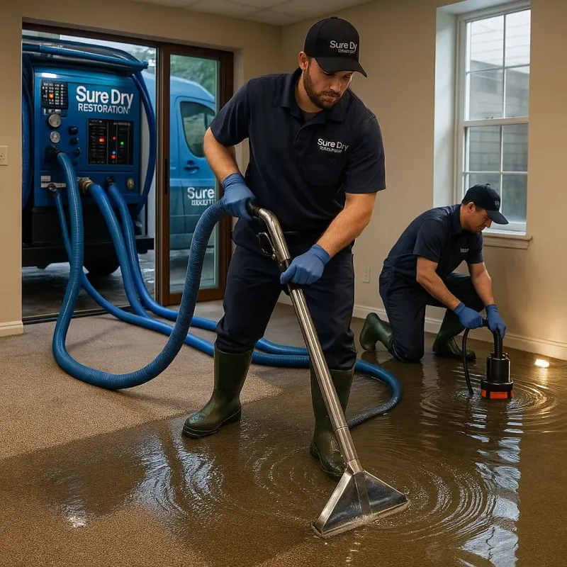 Water Extraction and Removal process in Sunnyvale, TX